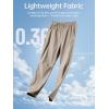 imageFREE SOLDIER Mens Elastic Waist Lightweight Water Resistant QuickDry Hiking Outdoor Casual Sweatpants PantsKhaki