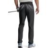 imageFREE SOLDIER Mens Golf Pants Classic Fit Stretch Quick Dry Pants 5 Pockets WaterResistant Casual TrousersBlack