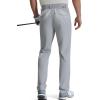 imageFREE SOLDIER Mens Golf Pants Classic Fit Stretch Quick Dry Pants 5 Pockets WaterResistant Casual TrousersLight Gray