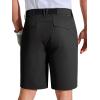 imageFREE SOLDIER Mens Golf Shorts Lightweight Stretch Quick Dry Casual Dress Shorts for Work and Travel with 5 PocketsBlack