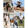imageFREE SOLDIER Mens Hiking Cargo Shorts Water Resistant Quick Dry Lightweight Shorts for Hiking Cargo Casual with 8 PocketsArmy Green