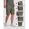 imageFREE SOLDIER Mens Hiking Cargo Shorts Water Resistant Quick Dry Lightweight Shorts for Hiking Cargo Casual with 8 PocketsArmy Green