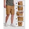 imageFREE SOLDIER Mens Hiking Cargo Shorts Water Resistant Quick Dry Lightweight Shorts for Hiking Cargo Casual with 8 PocketsSandy Yellow