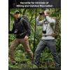 imageFREE SOLDIER Mens Hiking Pants Lightweight Work Cargo Tactical Stretch Nylon Waterproof Quick Dry Travel Fishing Outdoor MultiPockets PantsDark Grey