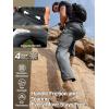imageFREE SOLDIER Mens Hiking Pants Lightweight Work Cargo Tactical Stretch Nylon Waterproof Quick Dry Travel Fishing Outdoor MultiPockets PantsDark Grey