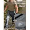 imageFREE SOLDIER Mens Hiking Pants Lightweight Work Cargo Tactical Stretch Nylon Waterproof Quick Dry Travel Fishing Outdoor MultiPockets PantsDark Grey