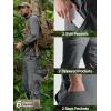 imageFREE SOLDIER Mens Hiking Pants Lightweight Work Cargo Tactical Stretch Nylon Waterproof Quick Dry Travel Fishing Outdoor MultiPockets PantsDark Grey