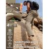 imageFREE SOLDIER Mens Hiking Pants Lightweight Work Cargo Tactical Stretch Nylon Waterproof Quick Dry Travel Fishing Outdoor MultiPockets PantsLight Khaki