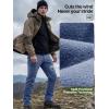 imageFREE SOLDIER Mens Outdoor Softshell Fleece Lined Cargo Pants Snow Ski Hiking Pants with BeltBlue