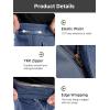imageFREE SOLDIER Mens Outdoor Softshell Fleece Lined Cargo Pants Snow Ski Hiking Pants with BeltBlue