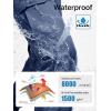 imageFREE SOLDIER Mens Outdoor Softshell Fleece Lined Cargo Pants Snow Ski Hiking Pants with BeltBlue