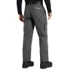imageFREE SOLDIER Mens Outdoor Softshell Fleece Lined Cargo Pants Snow Ski Hiking Pants with BeltChocolate Gray