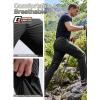imageFREE SOLDIER Mens Waterproof Hiking Pants Lightweight Stretch Cargo Casual Pants with 5 PocketsBlack