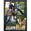 imageFREE SOLDIER Mens Waterproof Hiking Pants Lightweight Stretch Cargo Casual Pants with 5 PocketsBrown