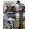 imageFREE SOLDIER Mens Waterproof Hiking Pants Lightweight Stretch Cargo Casual Pants with 5 PocketsGray
