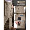 imageFREE SOLDIER Mens Work Cargo Pants Stretch Water Resistant Ripstop Tactical Outdoor Hiking PantsKhaki