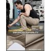 imageFREE SOLDIER Mens Work Cargo Pants Stretch Water Resistant Ripstop Tactical Outdoor Hiking PantsKhaki