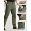 imageFREE SOLDIER Stretchy Mens Work Pants Waterproof Cargo Relaxed Fit Utility Pants Olive 34W