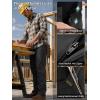imageFREE SOLDIER Stretchy Mens Work Pants Waterproof Cargo Relaxed Fit Utility PantsBlack