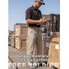 imageFREE SOLDIER Stretchy Mens Work Pants Waterproof Cargo Relaxed Fit Utility PantsKhaki