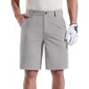 imageFREE SOLDIER Mens Golf Shorts Lightweight Stretch Quick Dry Casual Dress Shorts for Work and Travel with 5 PocketsStone
