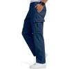 imageFREE SOLDIER Mens Hiking Pants Convertible Waterproof Lightweight Quick Dry Zip Off Cargo PantsNavy