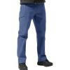 imageFREE SOLDIER Mens Outdoor Softshell Fleece Lined Cargo Pants Snow Ski Hiking Pants with BeltBlue
