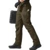 imageFREE SOLDIER Mens Tactical Pants Water Resistant Ripstop Cargo Work Lightweight EDC Hiking Pants with Multi Pockets Moss Green 44W30L