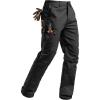 imageFREE SOLDIER Mens Work Cargo Pants Stretch Water Resistant Ripstop Tactical Outdoor Hiking PantsBlack