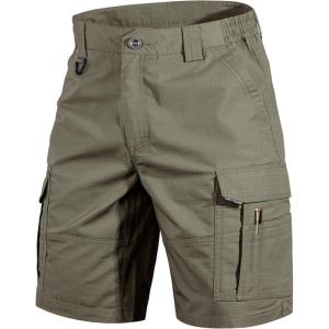 imageFREE SOLDIER Mens Hiking Cargo Shorts Water Resistant Quick Dry Lightweight Shorts for Hiking Cargo Casual with 8 PocketsArmy Green