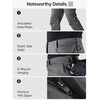 image:imageFREE SOLDIER Mens Tactical Pants Water Resistant Ripstop Cargo Work Lightweight EDC Hiking Pants with Multi PocketsGray 38W x 34L