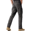 image:imageFREE SOLDIER Mens Tactical Pants Water Resistant Ripstop Cargo Work Lightweight EDC Hiking Pants with Multi PocketsGray 38W x 34L