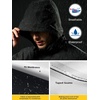 image:imageFREE SOLDIER Mens Waterproof Ski Snow Jacket Fleece Lined Warm Winter Rain Jacket with Hood Fully Taped SeamsBlue