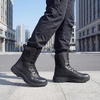 image:imageFREE SOLDIER Mens Work Tactical Boots 8 Inches Side Zipper Lightweight Combat Boots Durable Suede Leather Military Boot Desert Boot Black 75