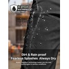 image:imageFREE SOLDIER Stretchy Mens Work Pants Waterproof Cargo Relaxed Fit Utility Pants Black 38W