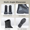 image:imageFREE SOLDIER Womens Tactical Boots 8 Inches Lightweight Combat Boot Durable Military Work Outdoors Boots Desert Boot for WomenBright Black