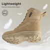 image:imageFREE SOLDIER Womens Tactical Boots 8 Inches Lightweight Combat Boot Durable Military Work Outdoors Boots Desert Boot for WomenBright Tan