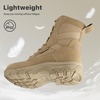 image:imageFREE SOLDIER Womens Tactical Boots 8 Inches Lightweight Combat Boot Durable Military Work Outdoors Boots Desert Boot for WomenTan