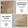 image:imageFREE SOLDIER Womens Tactical Boots 8 Inches Lightweight Combat Boot Durable Military Work Outdoors Boots Desert Boot for WomenTan