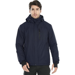 image:imageFREE SOLDIER Mens Waterproof Ski Snow Jacket Fleece Lined Warm Winter Rain Jacket with Hood Fully Taped SeamsBlue