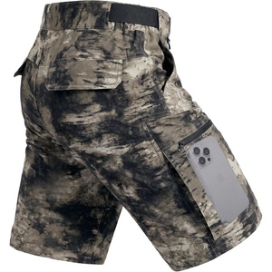image:imageFREE SOLDIER Mens Cargo Hiking Shorts with Belt Lightweight Quick Dry Tactical Shorts with Pockets for Casual Work GolfGravel Camo