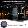 image:imageFREE SOLDIER 13ft Patio Umbrella Double Sided Outdoor Umbrella for Patio Table Umbrella with Solar lights for Garden Yard Pool TanDark Gray