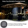 image:imageFREE SOLDIER 13ft Patio Umbrella Double Sided Outdoor Umbrella for Patio Table Umbrella with Solar lights for Garden Yard Pool TanTan