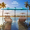 image:imageFREE SOLDIER 13ft Patio Umbrella Double Sided Outdoor Umbrella for Patio Table Umbrella with Solar lights for Garden Yard Pool TanTurquoise