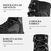 image:imageFREE SOLDIER Mens 8 Inch Tactical Side Zip Boots Military Army Work Boots Lightweight Combat Boot for Motorcycle BootBlack 75