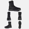 image:imageFREE SOLDIER Mens 8 Inch Tactical Side Zip Boots Military Army Work Boots Lightweight Combat Boot for Motorcycle BootBlack 75