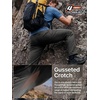 image:imageFREE SOLDIER Mens Outdoor Cargo Hiking Pants with Belt Lightweight Waterproof Quick Dry Tactical Pants Nylon Spandex Black 40W30L