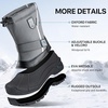 image:imageFREE SOLDIER Mens Snow Boots Insulated Nonslip Outdoor Ankle Cold Weather BootsGrey