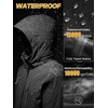image:imageFREE SOLDIER Mens Waterproof Ski Snow Jacket Warm Winter Fleece Lined Coat Snowboarding Raincoat Hooded Fully Taped SeamsBlack