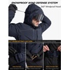 image:imageFREE SOLDIER Mens Waterproof Ski Snow Jacket Warm Winter Fleece Lined Coat Snowboarding Raincoat Hooded Fully Taped SeamsMidnight Navy
